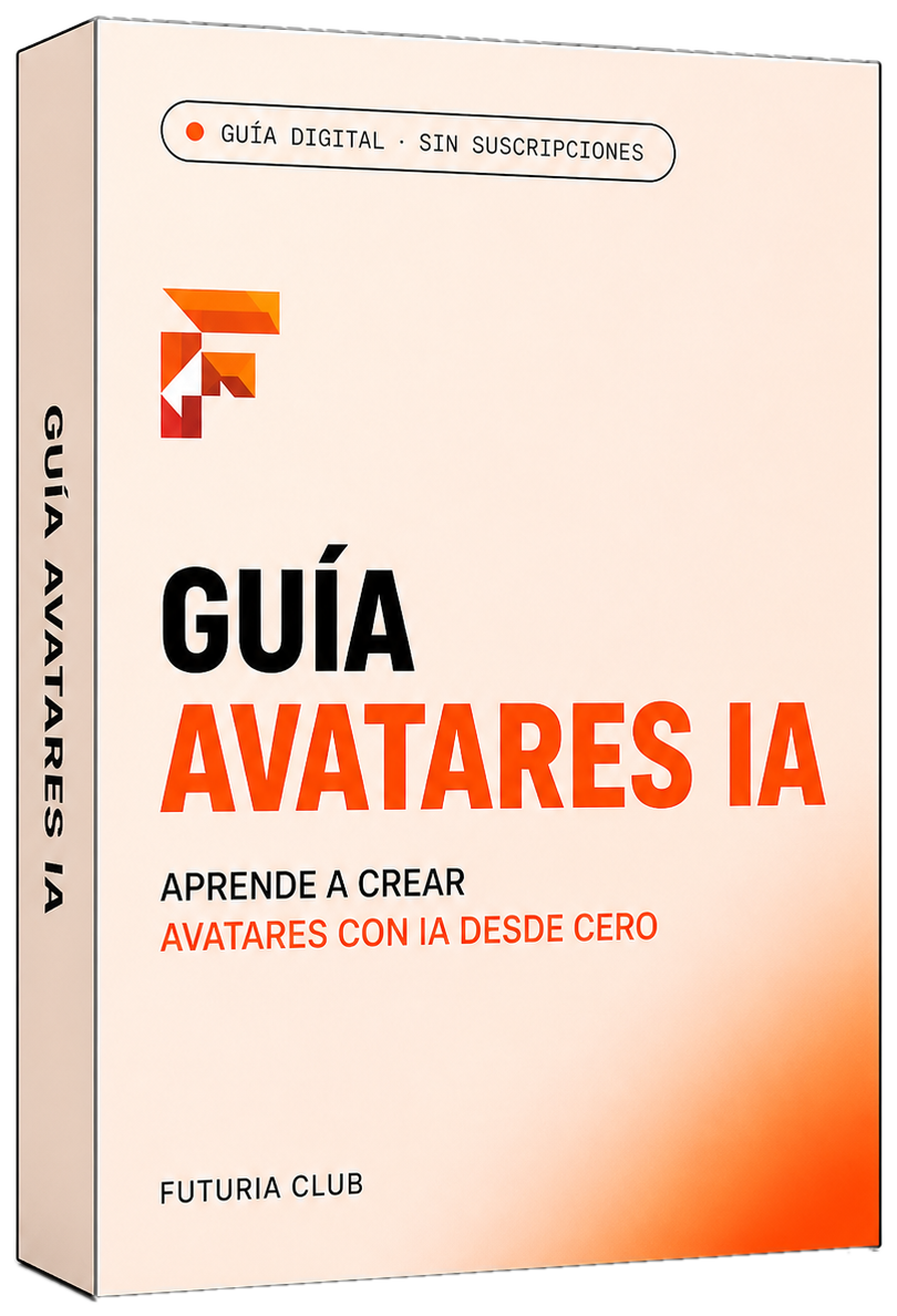 Futuria Club: Guía Avatares IA — caja del producto